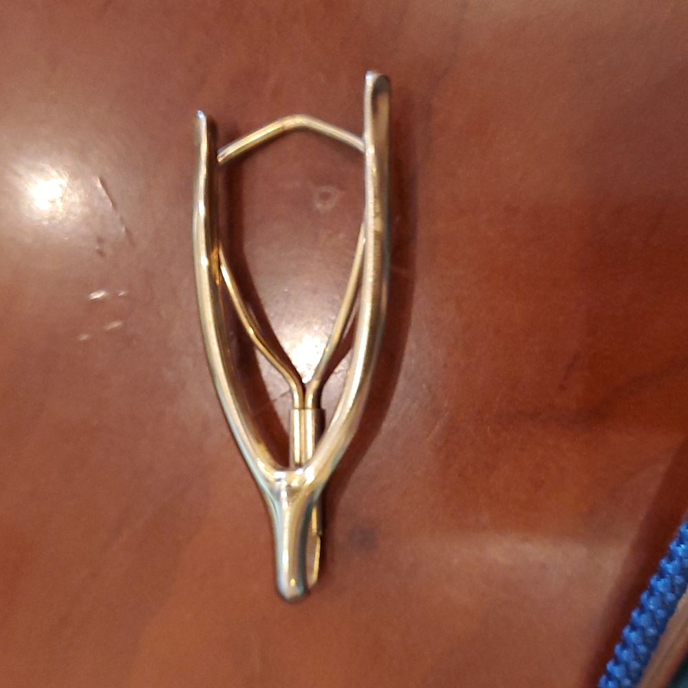 Vintage Wishbone Money Clip/Tie Clip